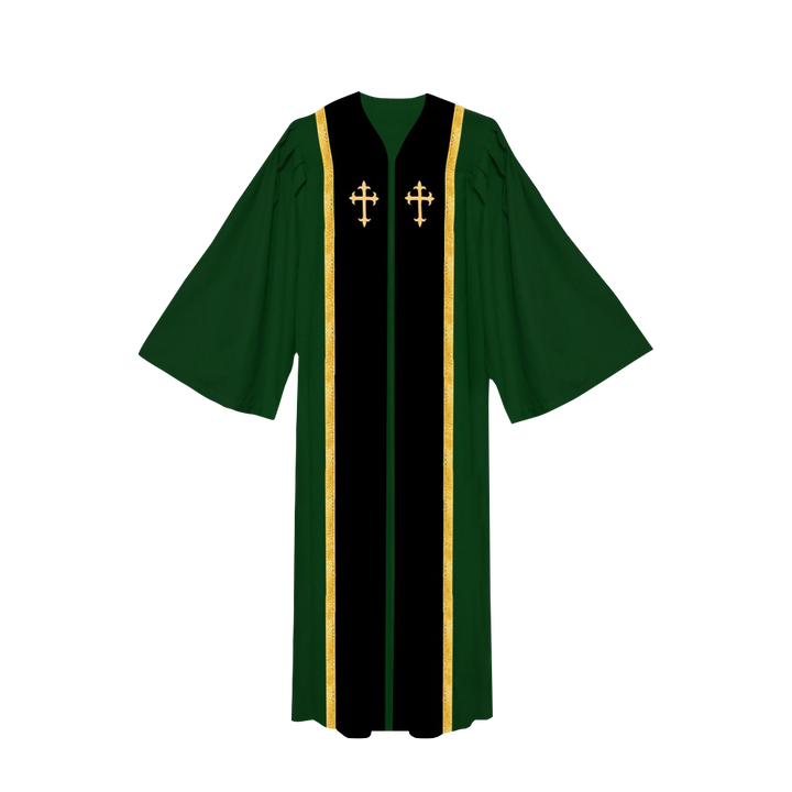 Traditional choir robe - Frontal sleeves