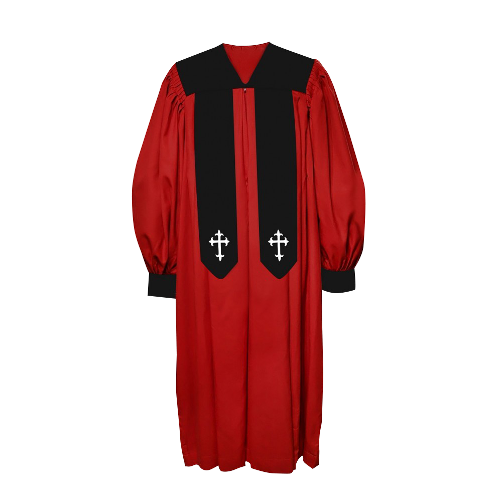 Classic choir robe - Gathered sleeves
