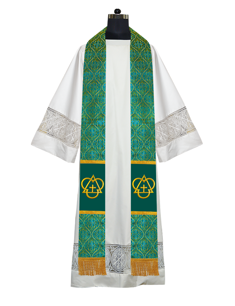 Pious Clergy stole - Eucharistic motif