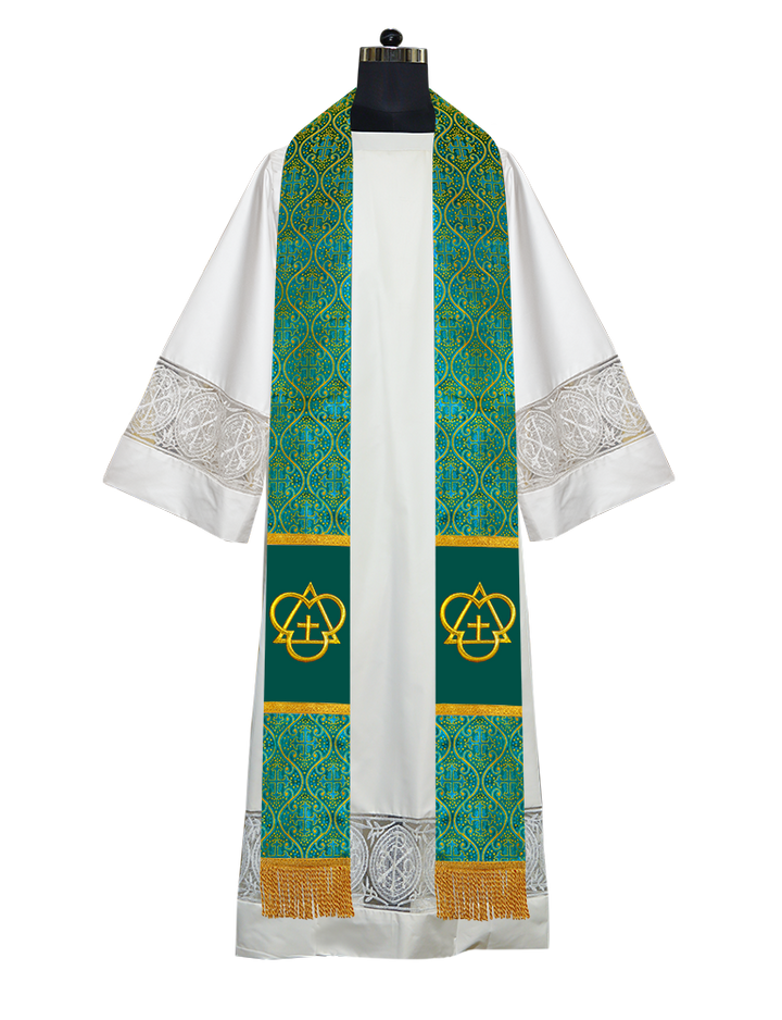 Pious Clergy stole - Eucharistic motif