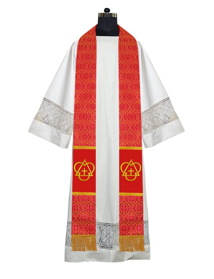 Pious Clergy stole - Eucharistic motif