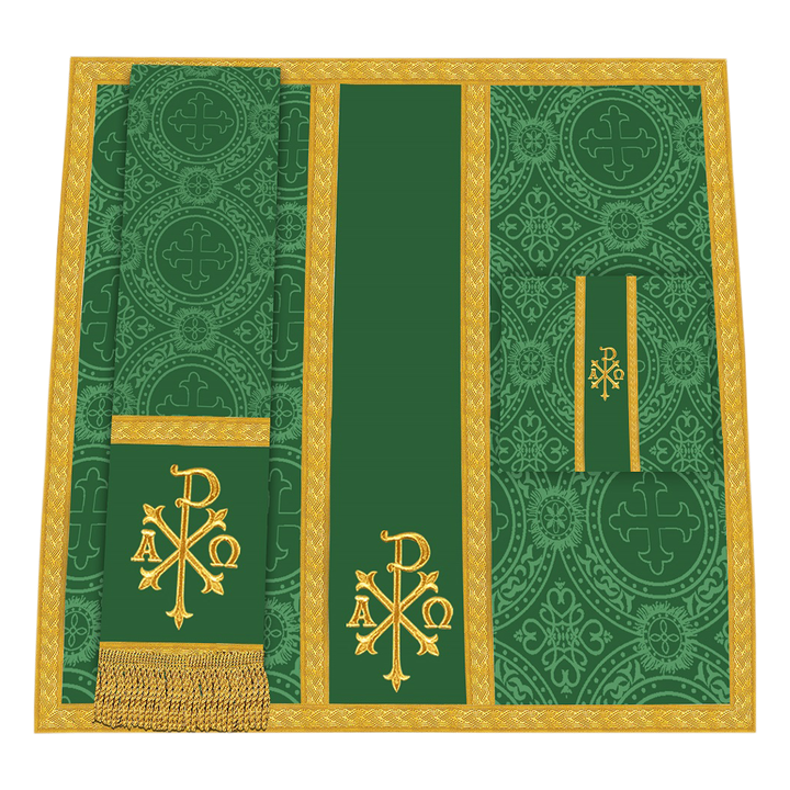 Gothic Chasuble - Y Type with woven braids