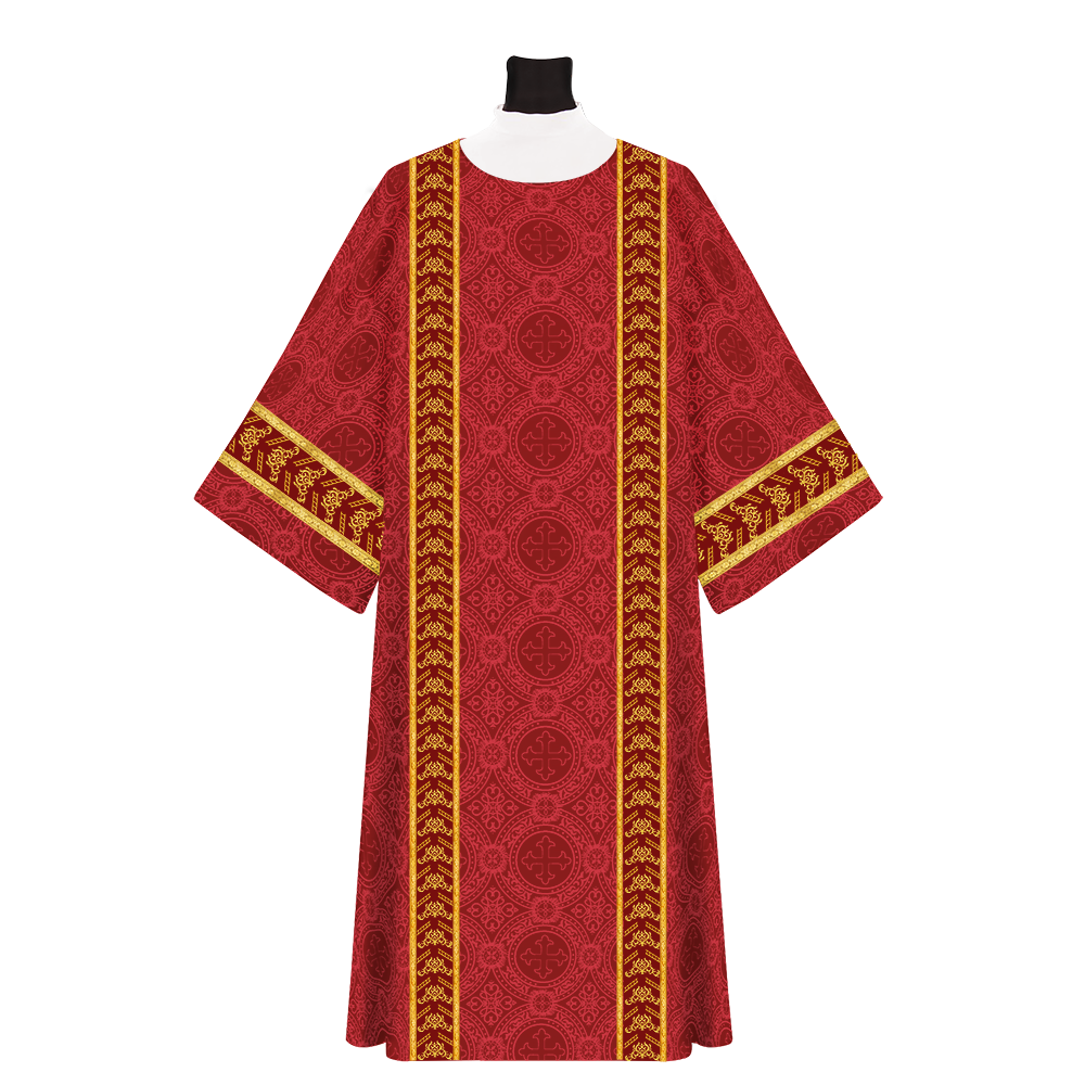 Dalmatics with adorned embroidery