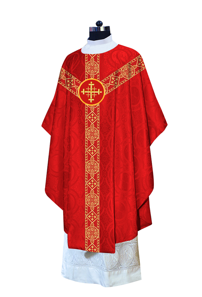 Gorgeous Gothic chasuble vestment - Diamond lace