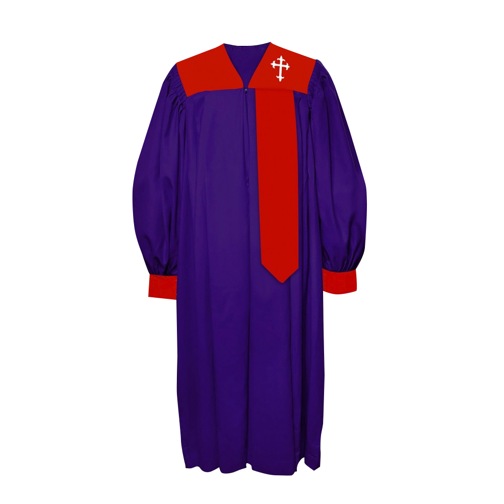 Patriot choir robe - Gathered sleeves