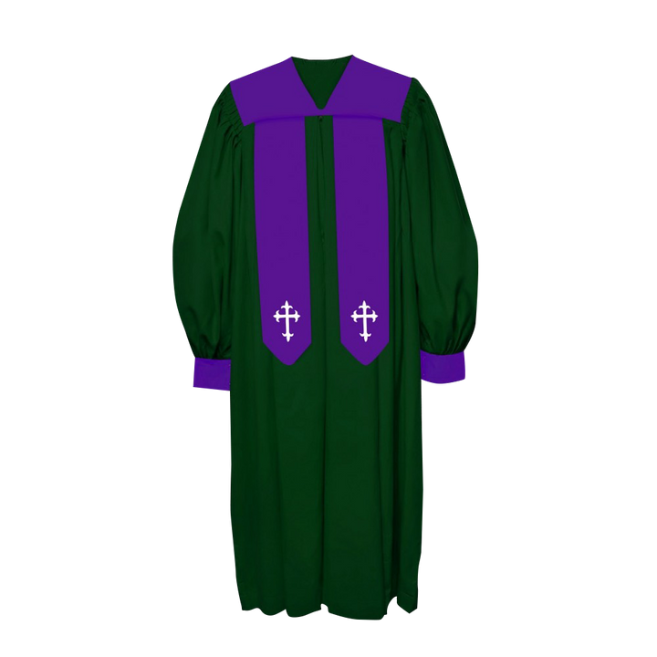Classic choir robe - Gathered sleeves