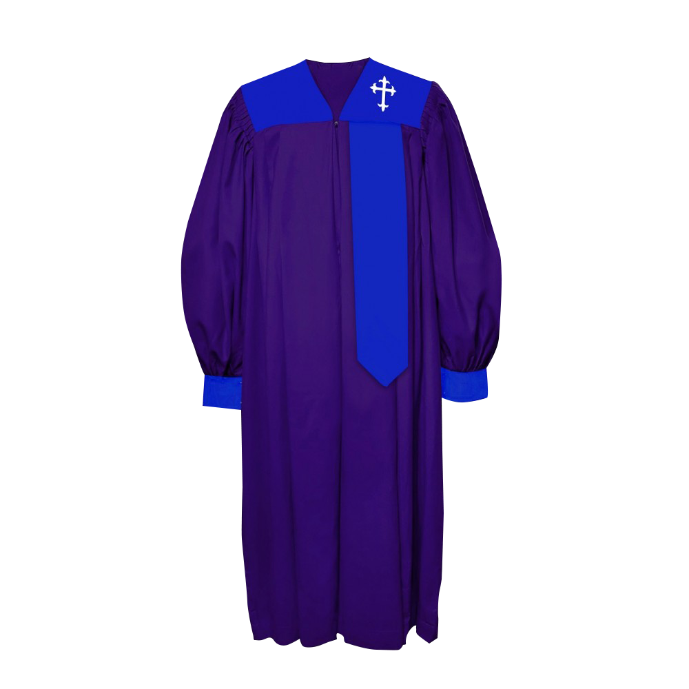 Patriot choir robe - Gathered sleeves