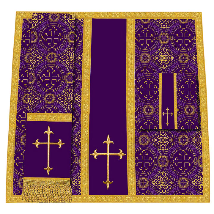 Gothic Chasuble - Spiritual PAX and Grapes