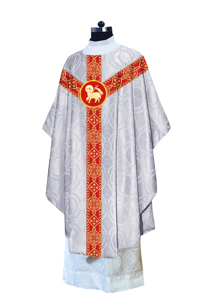 Gorgeous Gothic chasuble vestment - Diamond lace