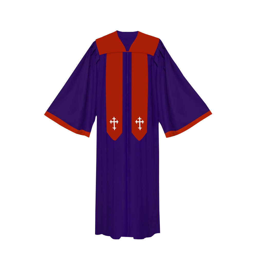 Classic choir robe - Fluted sleeves