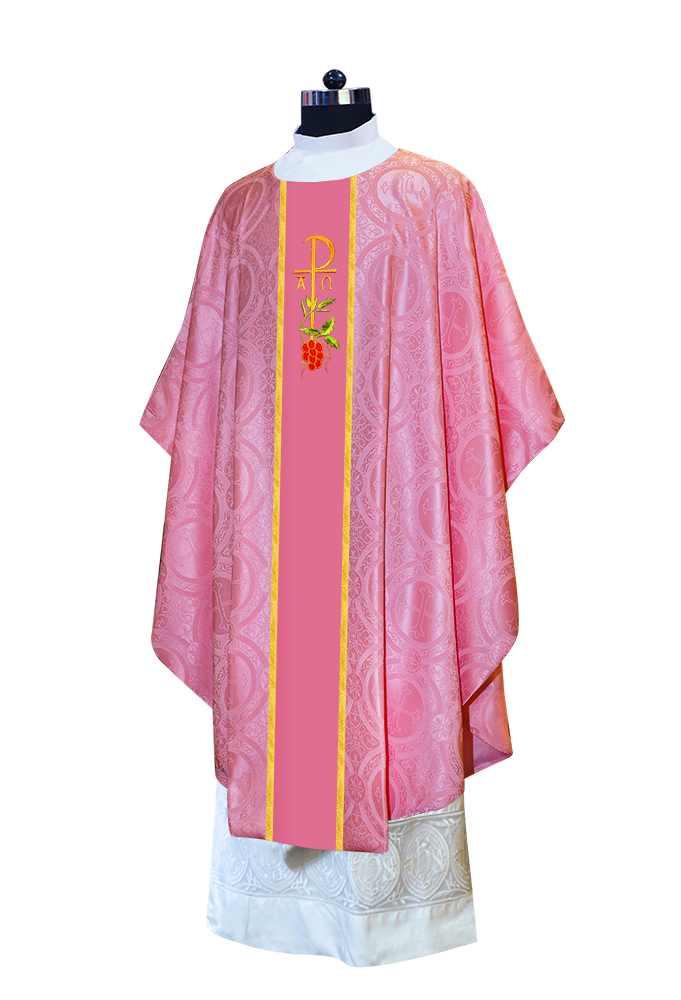 Gothic Chasuble - Spiritual PAX and Grapes