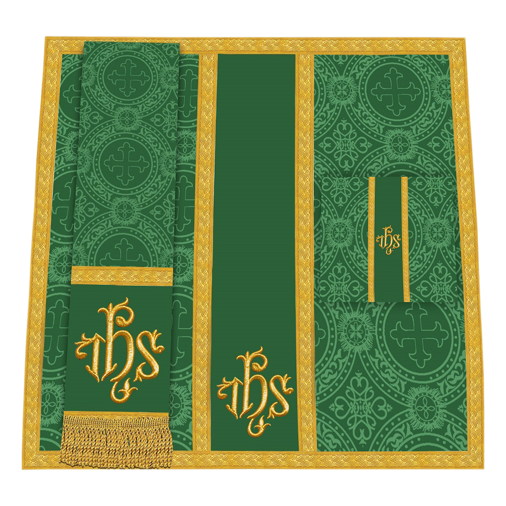 Gothic Chasuble - Y Type with woven braids