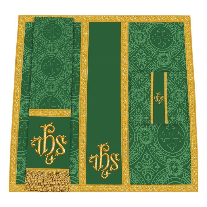 Gothic Chasuble - Y Type with woven braids