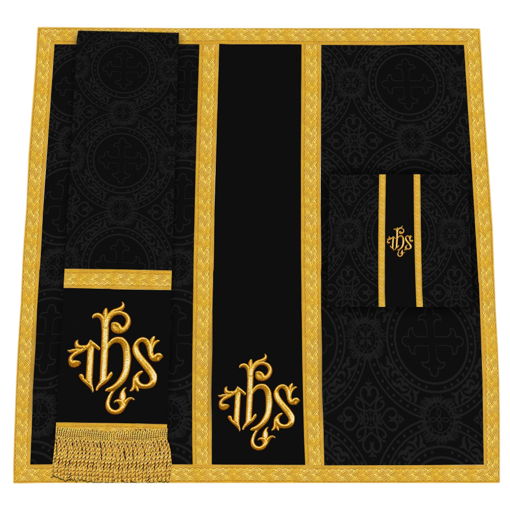 Gothic Chasuble - Y Type with woven braids