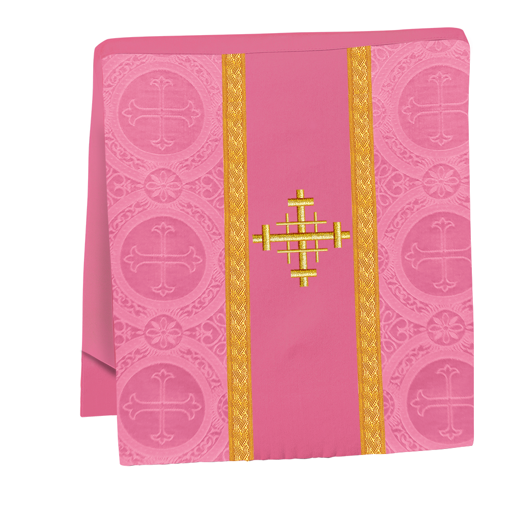 Liturgical Gothic cope vestment - Cross motif