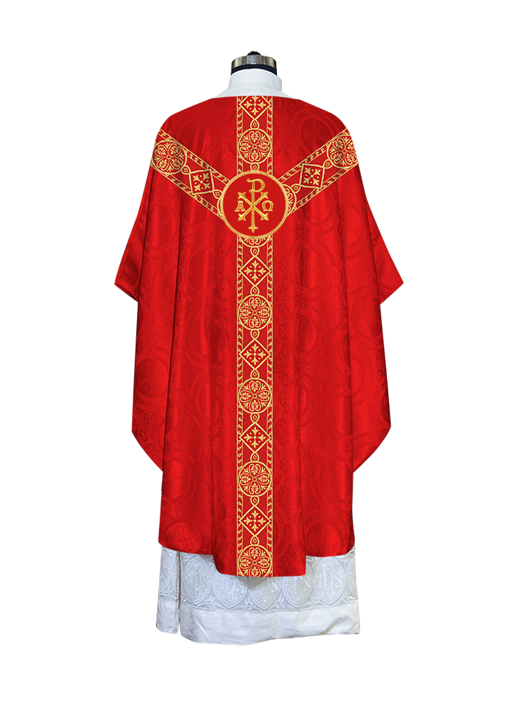 Gorgeous Gothic chasuble vestment - Diamond lace