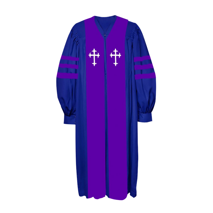 Triple band divine robe - Gathered sleeves