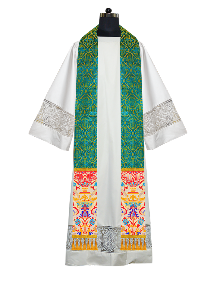 CORONATION TAPESTRY CLERGY STOLE