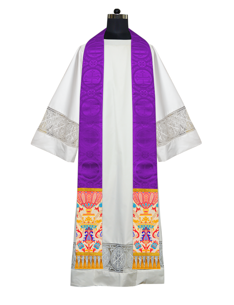 CORONATION TAPESTRY CLERGY STOLE