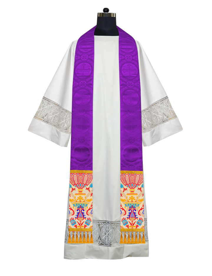 CORONATION TAPESTRY CLERGY STOLE