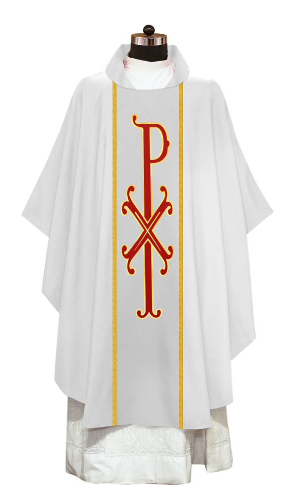 Gothic Style Chasuble - Spiritual PAX motif