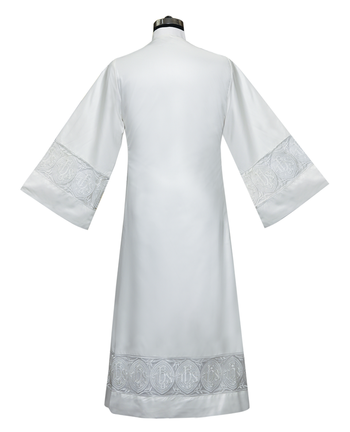 Anglican Style Alb with adorned lace
