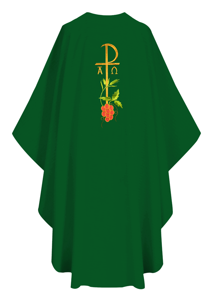 Gothic Chasuble - Spiritual PAX and Grapes