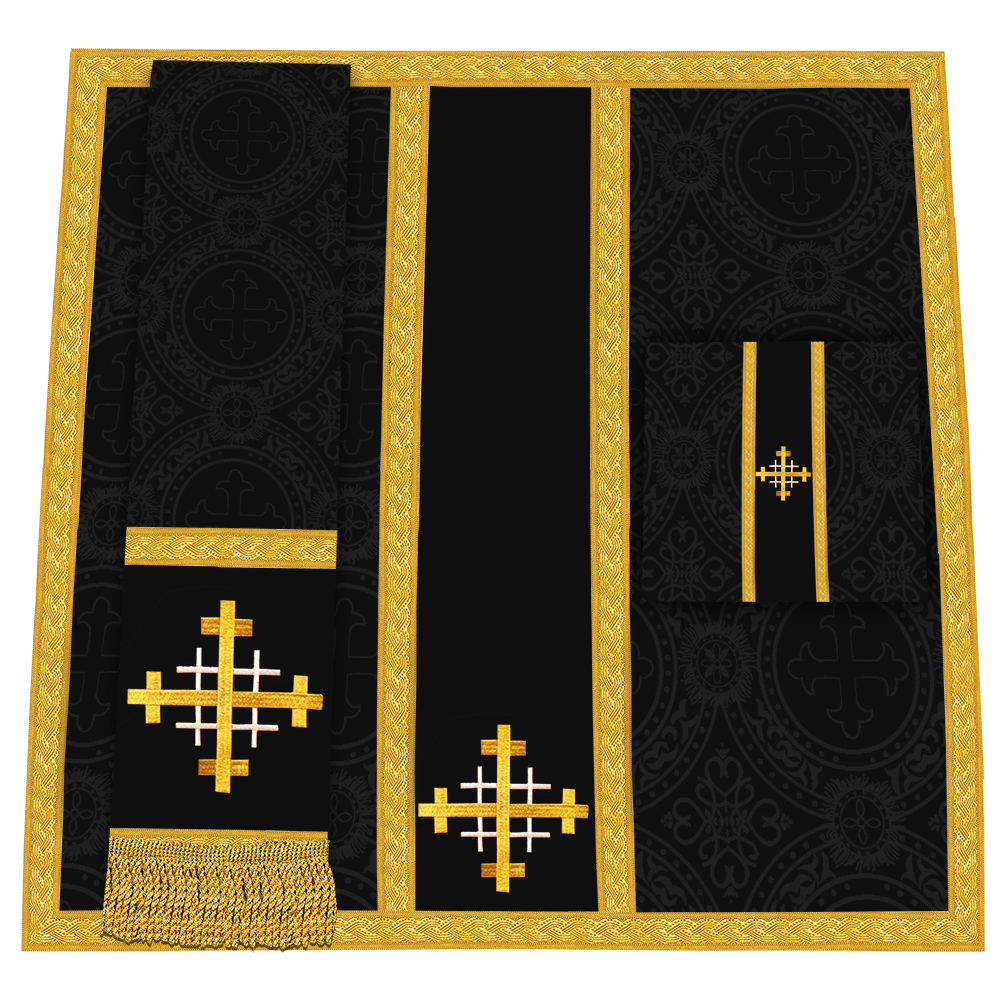 Gothic Chasuble - Y Type with woven braids