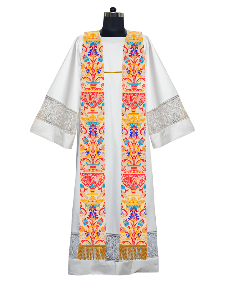 TAPESTRY CORONATION CLERGY STOLE