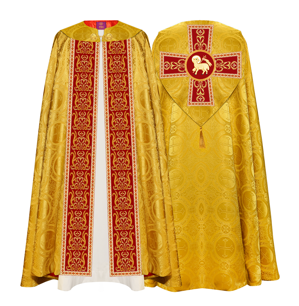 GOTHIC COPE VESTMENTS WITH ADORNED ORPHREY