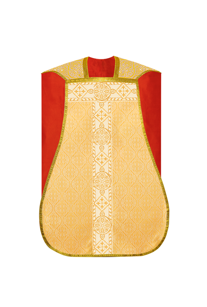 Fiddleback Vestment adorned with lace