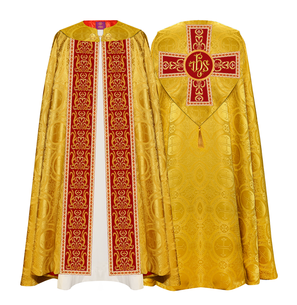 GOTHIC COPE VESTMENTS WITH ADORNED ORPHREY