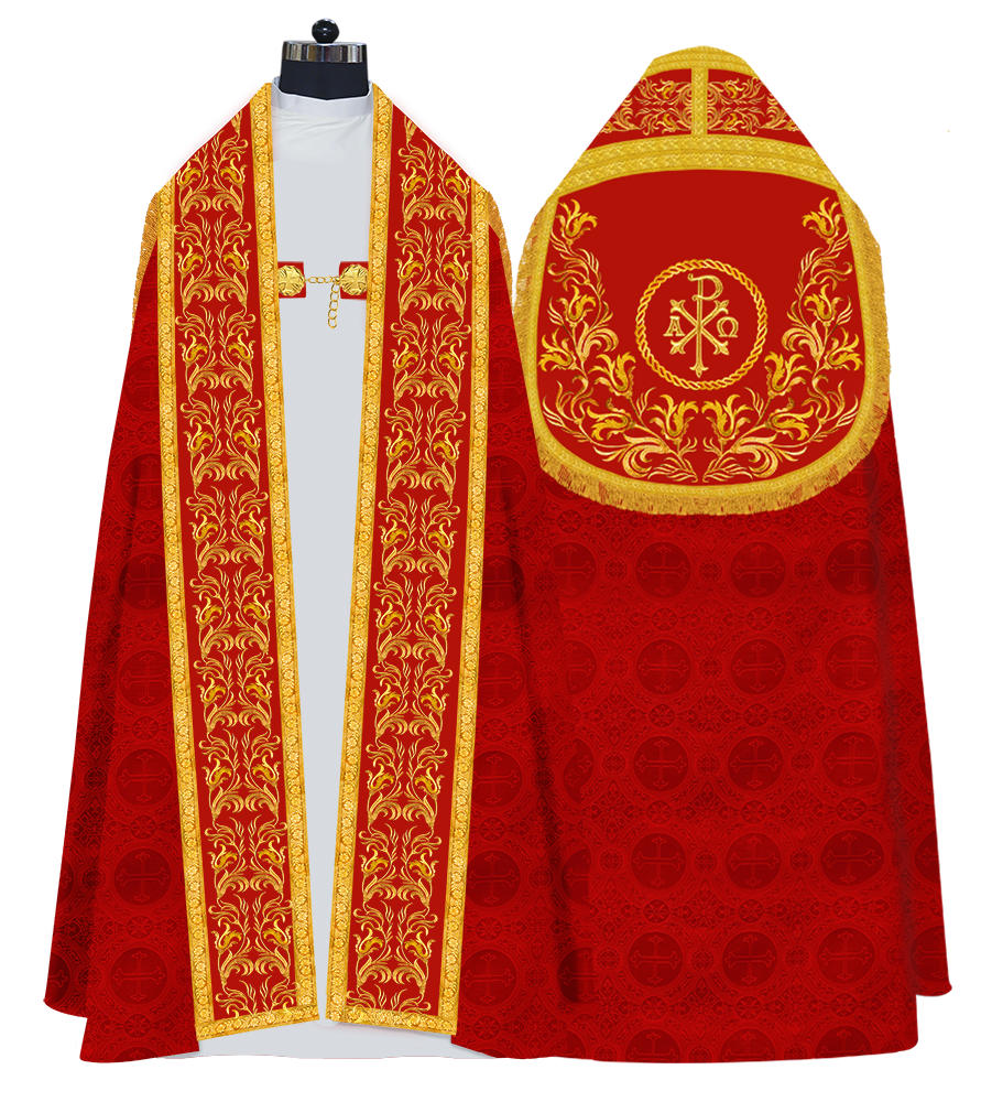 Roman Cope Vestment with Adorned Orphery