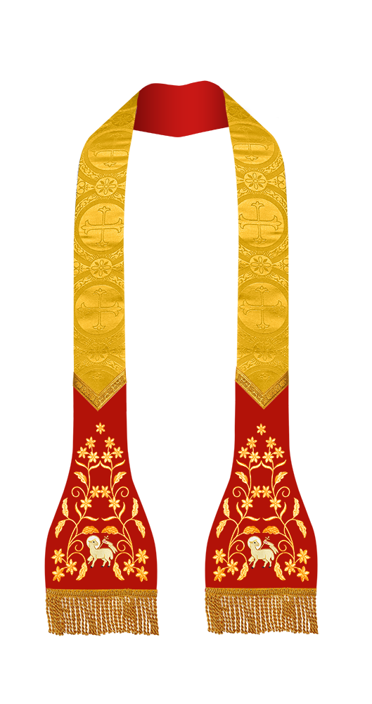 Solemn Roman Stole Vestments - Floral collection