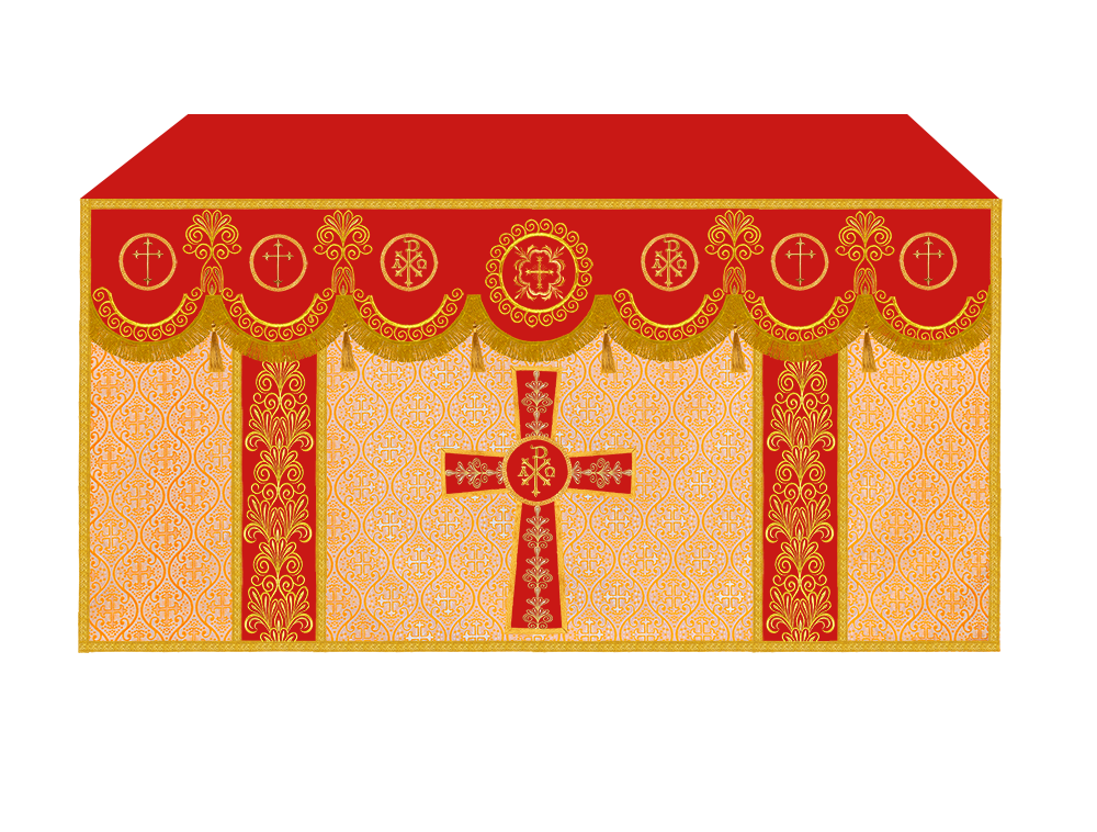 Altar Cloth with Liturgical Motif