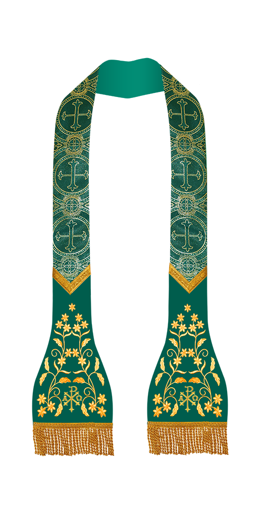 Solemn Roman Stole Vestments - Floral collection