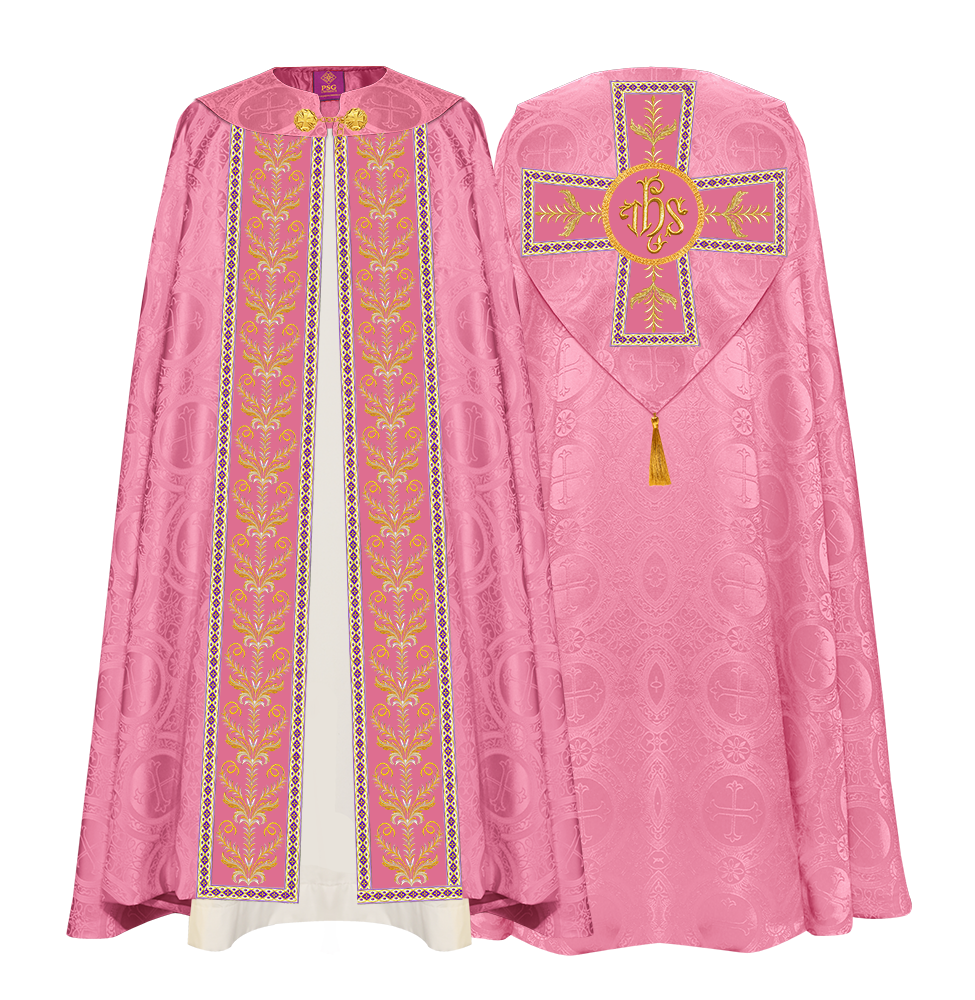GOTHIC COPE VESTMENTS ADORNED WITH DETAILED BRAIDS
