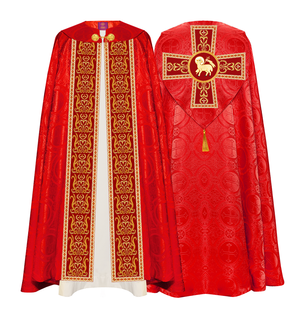 GOTHIC COPE VESTMENTS WITH ADORNED ORPHREY