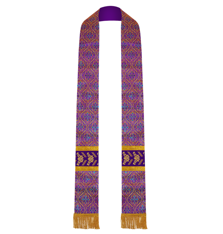 GOTHIC CHASUBLE WITH ADORNED ORPHREY